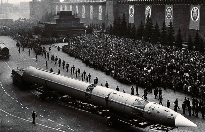 Ракета ГР-1 на параде./ Фото: glav.su