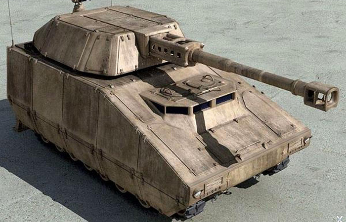 Эскиз перспективного лёгкого танка./ Фото: frpedia.wiki