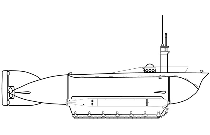Подводная лодка Seeteufel. / Фото: war-book.ru
