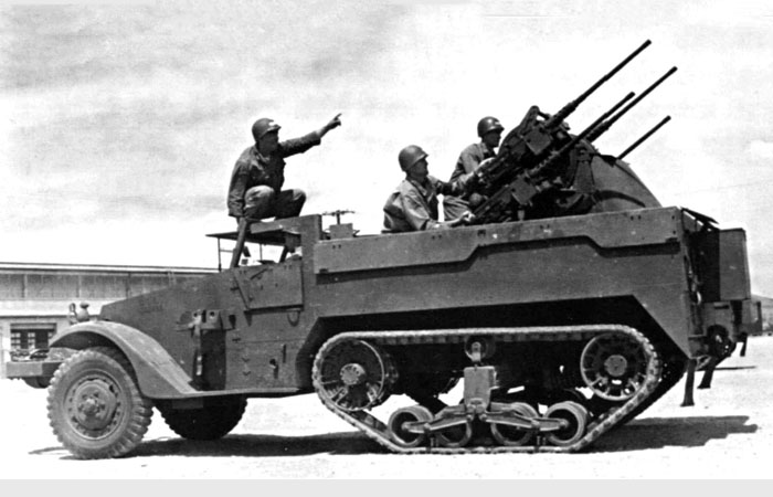 Четыре ствола обеспечивали большую плотность огня.