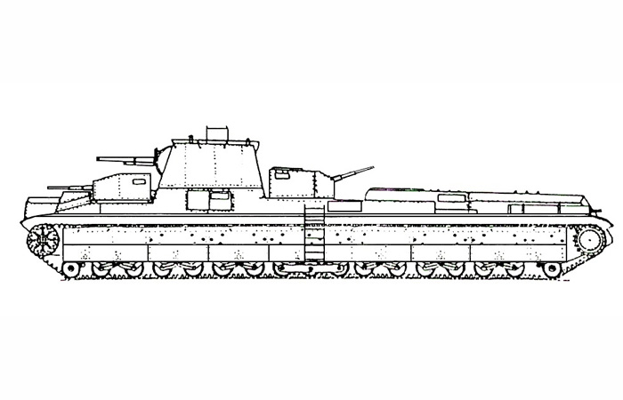 Эскиз танка Т-42./ Фото: wikipedia.org Эскиз танка Т-42./ Фото: wikipedia.org