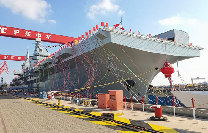 Спуск на воду./ Фото: news.cn Спуск на воду./ Фото: news.cn