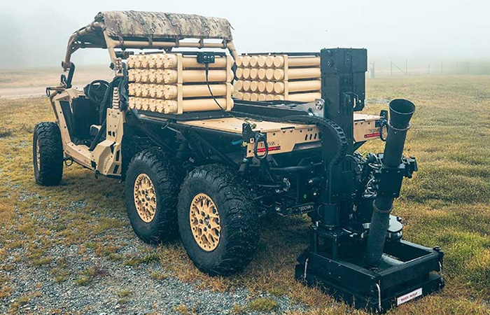 Стандартный миномёт в современном обвесе