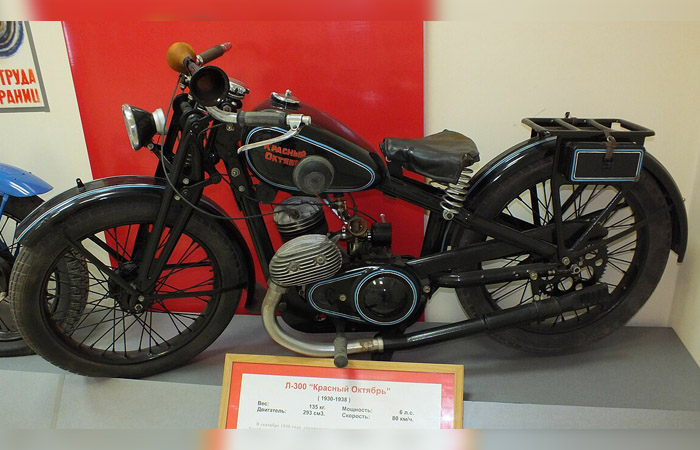 Мотоцикл Л-300 Красный Октябрь. Мотоцикл Л-300 Красный Октябрь.