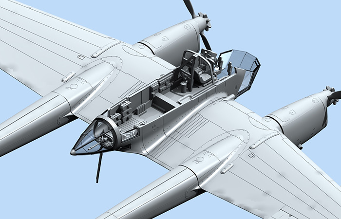 Самолёт нёс минимальную нагрузку