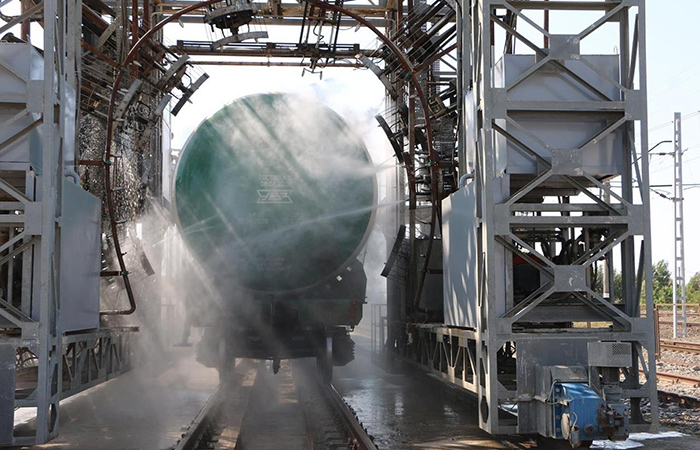 Мойка цистерны.