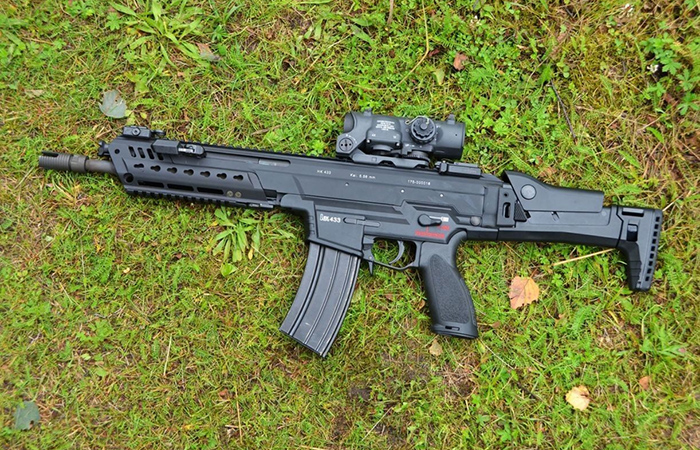 Штурмовая винтовка HK433 калибра 5,56*45 мм./ Фото: pinterest.com