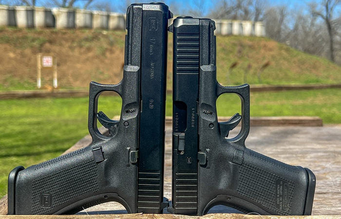 Слева направо - Glock 17 и Glock 19./ Фото: pewpewtactical.com