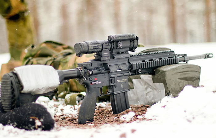 Штурмовая винтовка Heckler & Koch 416./ Фото: goodfon.ru