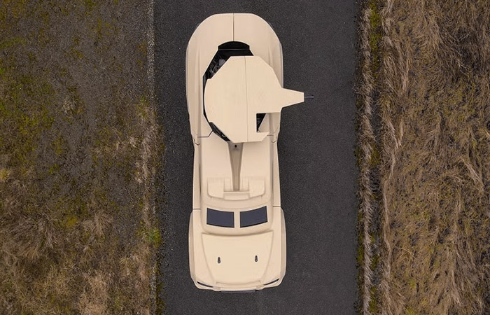 Вид на машину сверху Вид на машину сверху