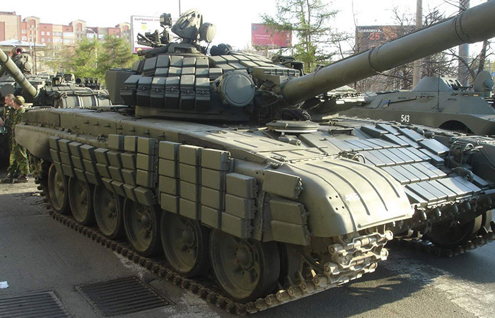 Динамическая защита танка./ Фото: warfiles.ru