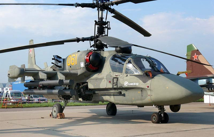 «Гермес» на вертолёте Ка-52./ Фото: arsenal-info.ru