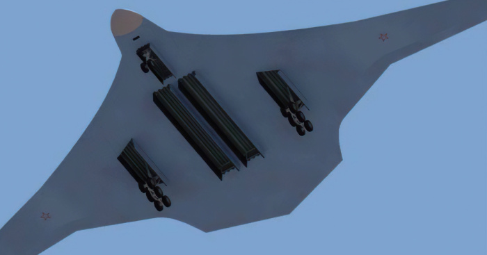 Для оружия - внутренние отсеки.