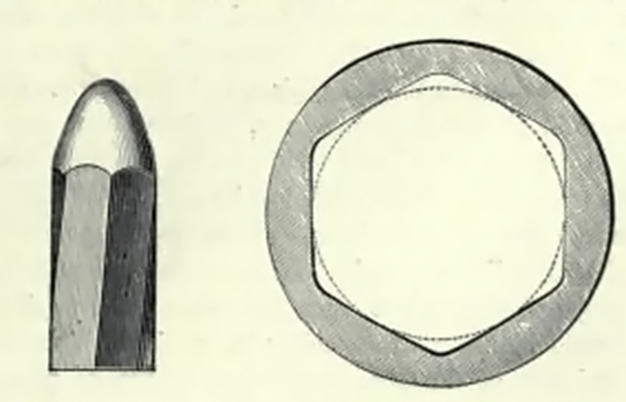 Шестигранный ствол и пуля
