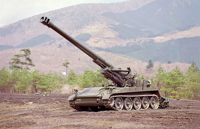 203-мм САУ M110. / Фото: pinterest.com