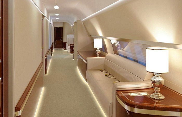 Салон президентского самолёта. Салон президентского самолёта.