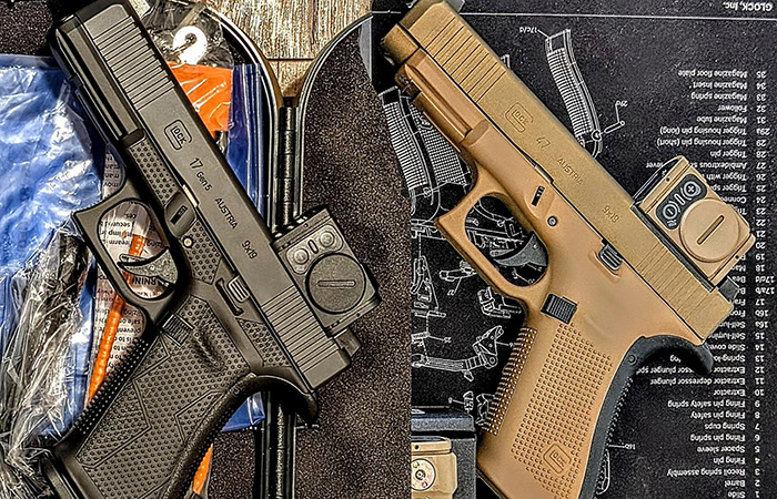 Слева направо - Glock 17 и Glock 47./ Фото: valortec.com