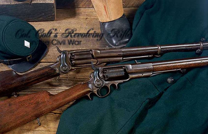 Colt Model 1855./ Фото: americanrifleman.org Colt Model 1855./ Фото: americanrifleman.org
