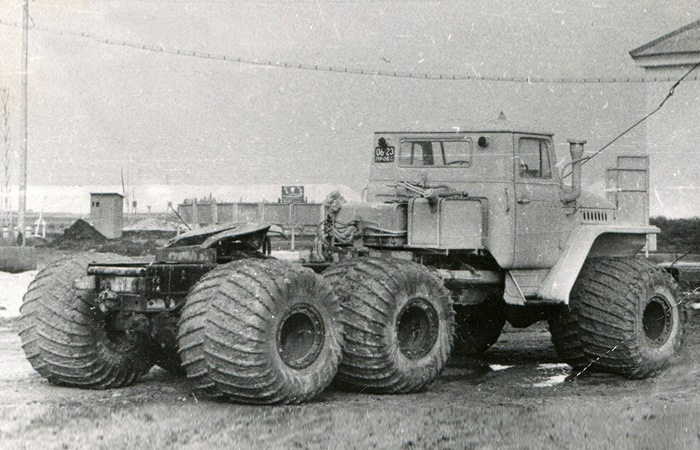 Самосвал не застревал даже груженым
