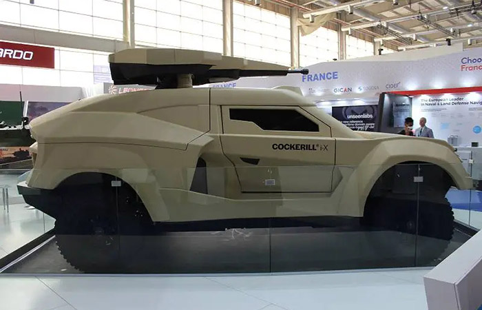 По сравнению с боевыми машинами профиль низкий По сравнению с боевыми машинами профиль низкий