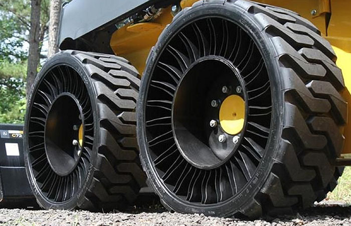 Современные безвоздушные шины.