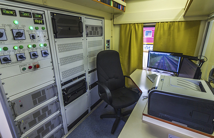 Техника внутри вагона Техника внутри вагона