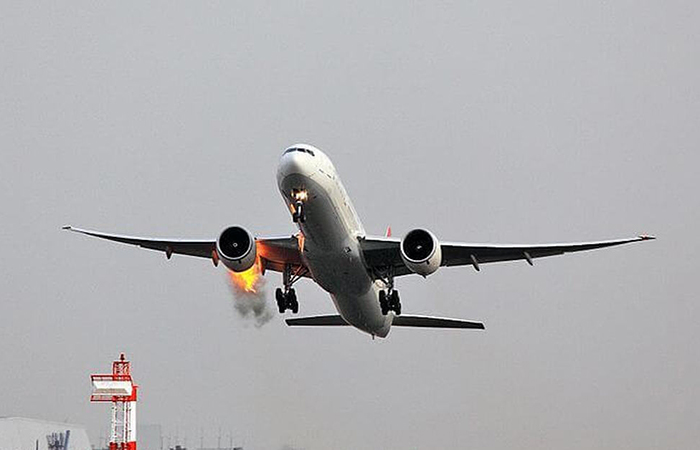 Возгорание двигателя