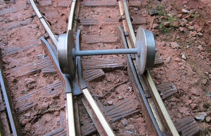 Колёсная пара на перекрёстке