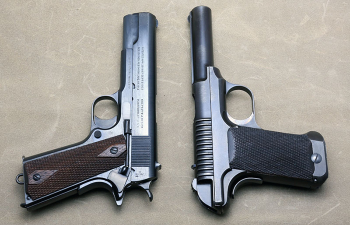 Model 1907 и М1911 были слишком разные