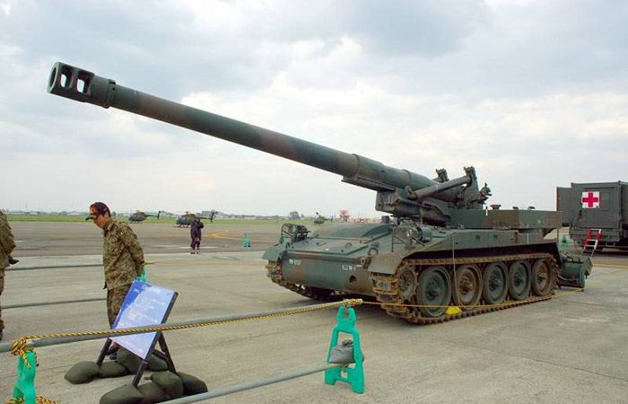 203-мм САУ M110. / Фото: armadninoviny.cz