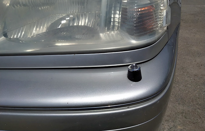 Антенна в бампере./ Фото: d-cd.net Антенна в бампере./ Фото: d-cd.net