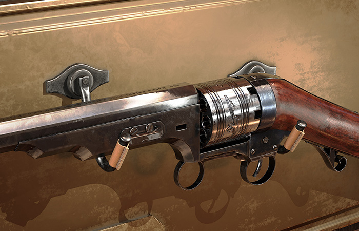 Револьверная винтовка./ Фото: artstation.com Револьверная винтовка./ Фото: artstation.com