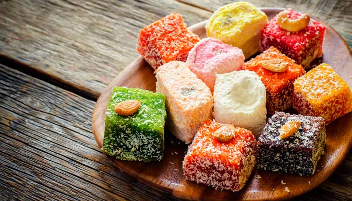Рахат-лукум является известной во всем мире восточной сладостью.