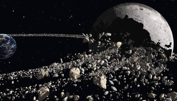 Согласно метеоритовой версии, алмазы возникают в результате соударений частиц в астероидном поясе/Фото:ufonews.su
