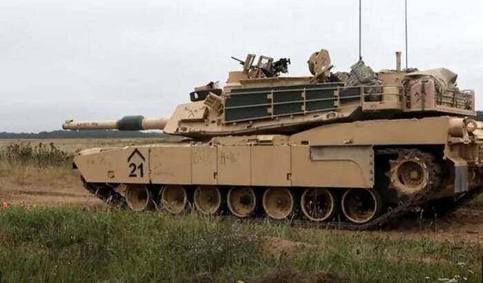 Массивный американский танк Abrams / Фото: topwar.ru