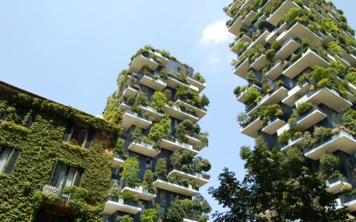 Вертикальное озеленение зданий /Фото:vuzopedia.ru