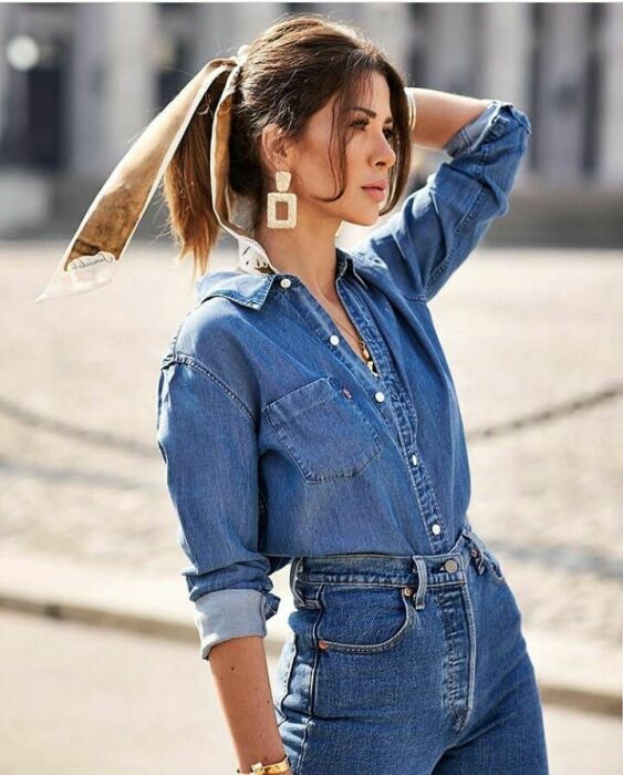 Джинсовый образ 