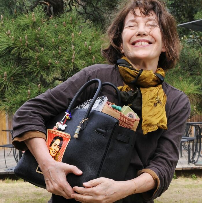 Джейн Биркин с сумкой Биркин /Фото:www.veranda.com