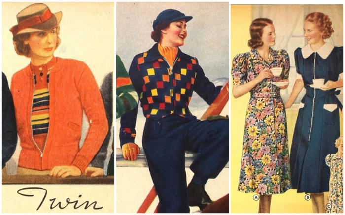 Одежда на застёжках-молниях в 1937 году
