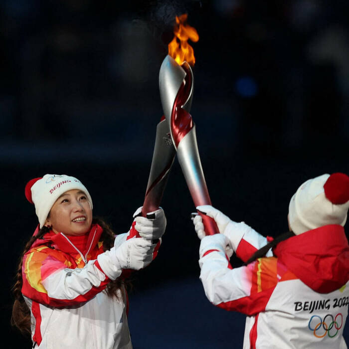 Факел Олимпиады в Пекине /Фото:m.lenta.ru