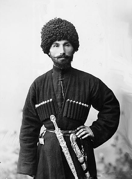 Мужчина в кавказской папахе /Фото:ru.pinterest.com