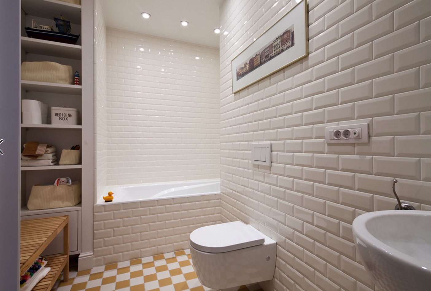 Идеальна для ванной комнаты Фото:in.pinterest.com