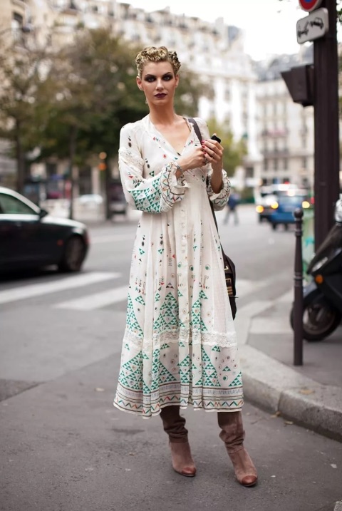 Платье в стиле бохо