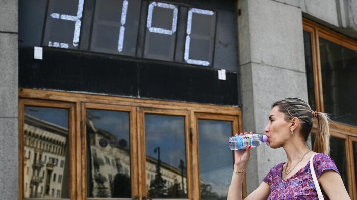 Когда жарко всегда некомфортно. 