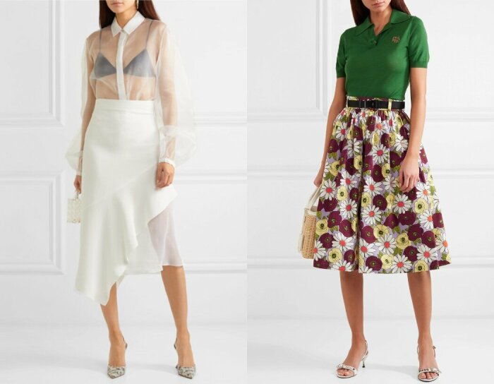 Интересные современные варианты гардероба.