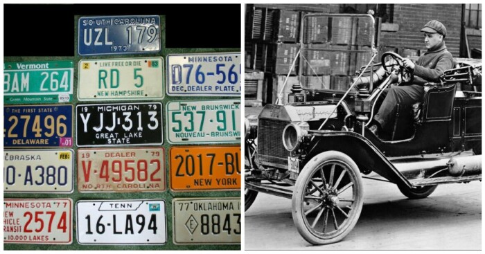 История появления автомобильных номерных знаков