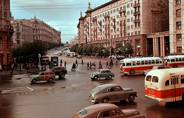 Москва во времена СССР/ Фото: gkhsp.kz 