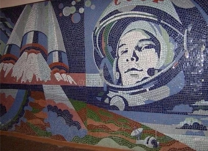 Ю.А. Гагарин мозаика / Фото: work.vk