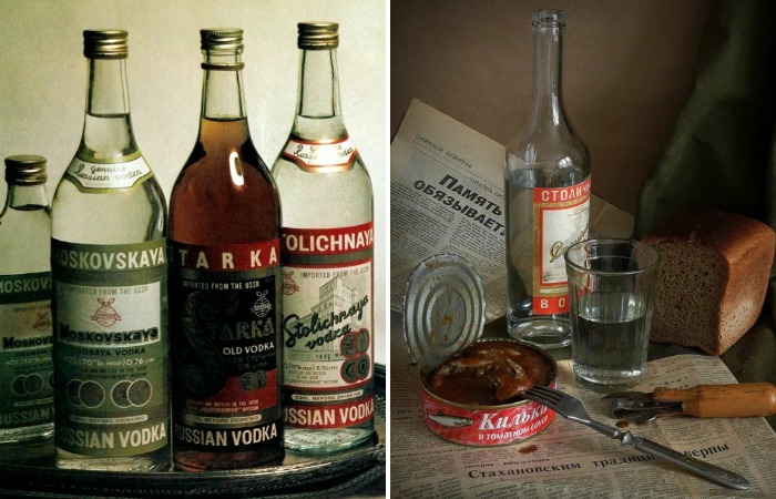 В СССР к алкоголю обязательно полагались закуски 