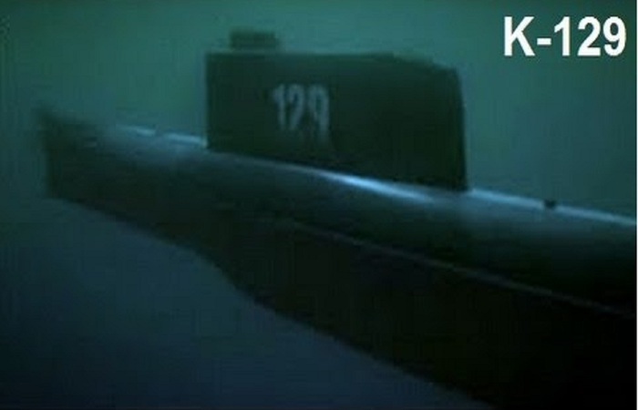 К-129 под водой / Фото: foto-besplatno.ru